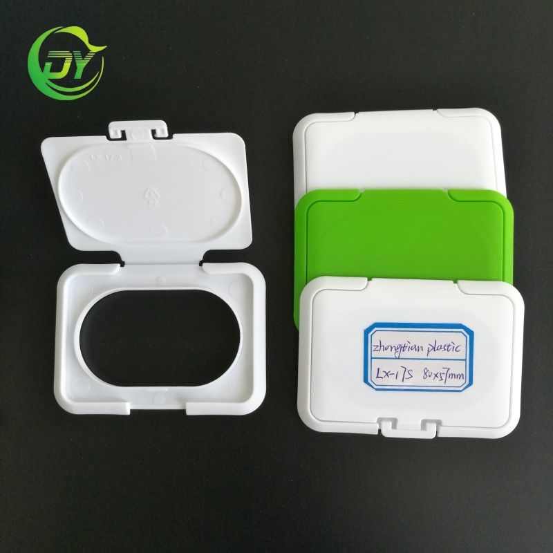 OEM Plastic White Baby Wet Wipes Flip Top Lid Lx-17s