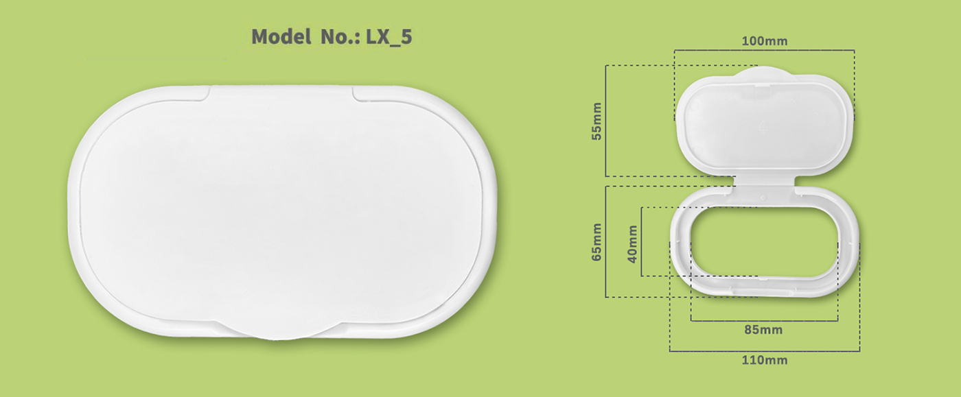 Plastic Wet Wipes Lid LX-5