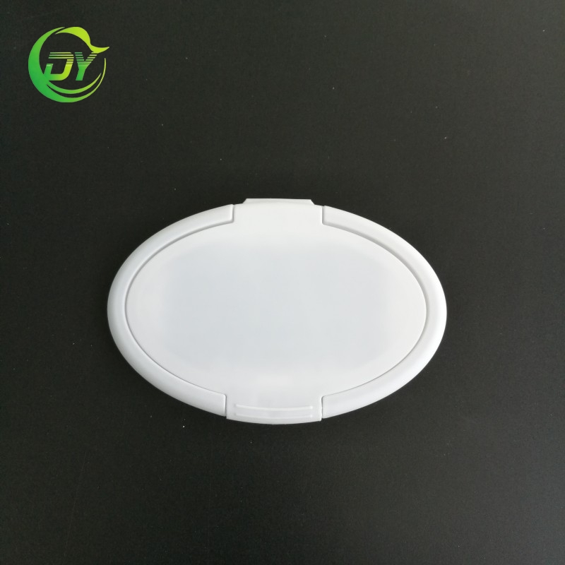 Customizable Brand Logo Flip Top Cap Plastic Wipes Tissue Lid Lx-14
