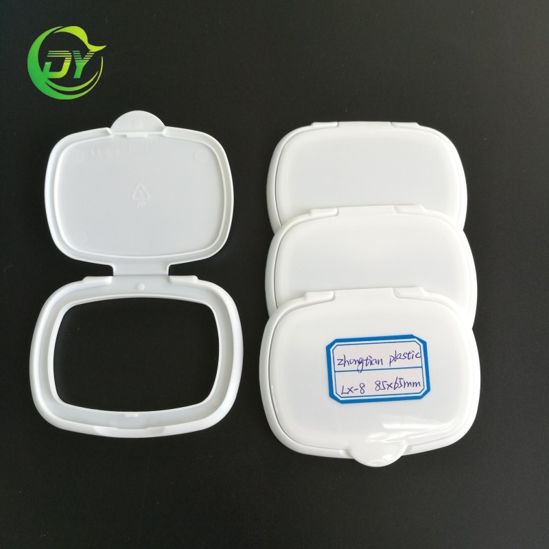 High Quality Plastic Wet Wipe Flip Top Cap with PP Material Lx-8