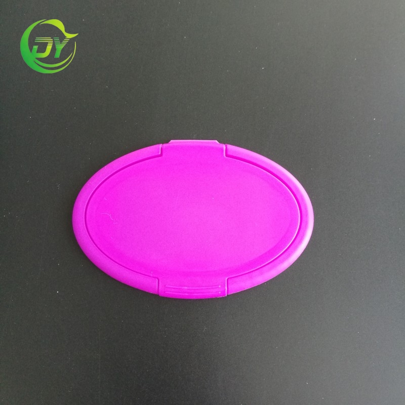 Customizable Brand Logo Flip Top Cap Plastic Wipes Tissue Lid Lx-14