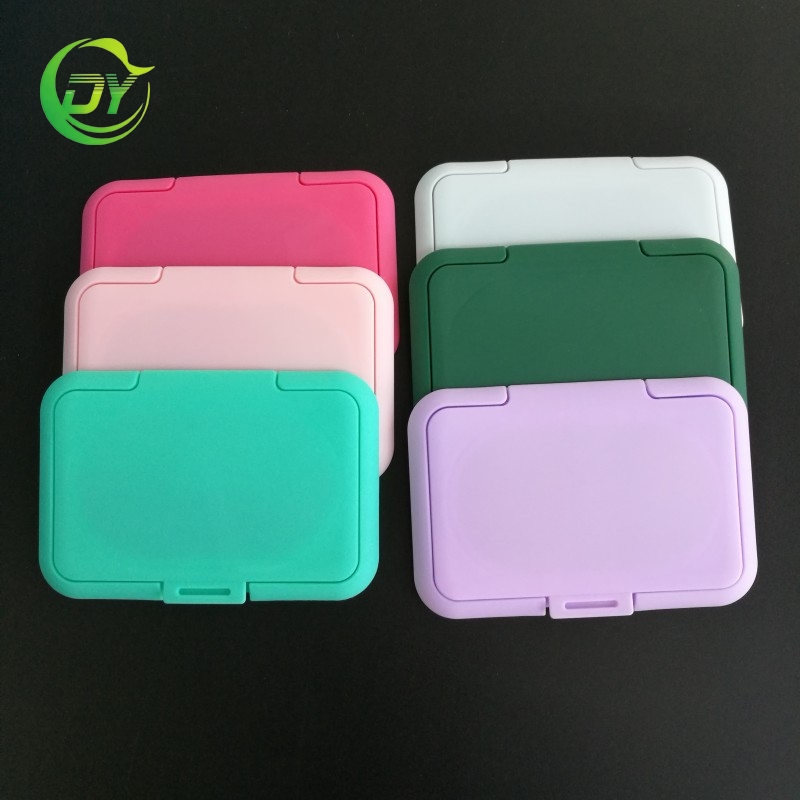 Customized Colorful PP Plastic Wet Wipe Flip Top Lid with Easy Open Lx-20