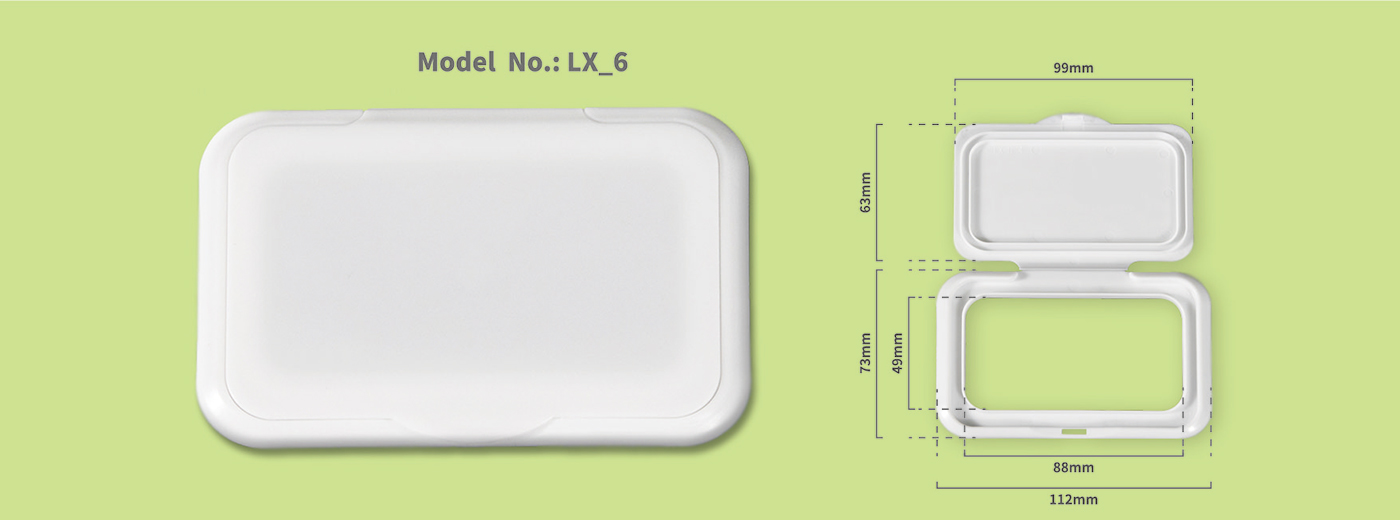 Plastic Wet Wipes Lid LX-6