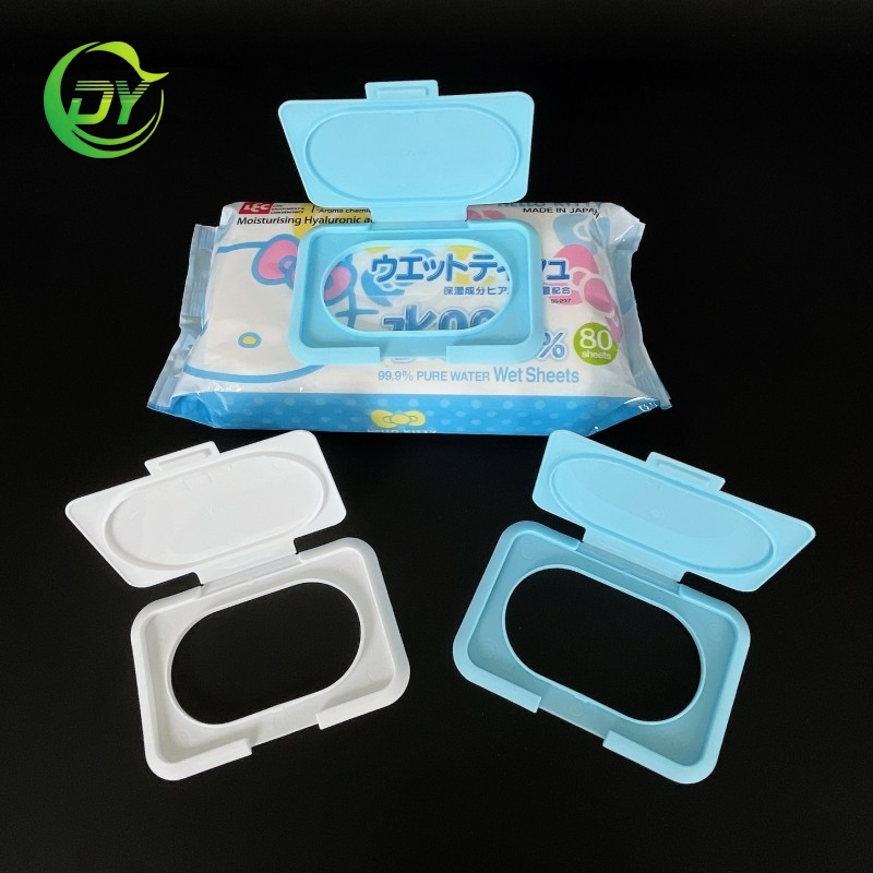 Customized Colorful PP Plastic Wet Wipe Flip Top Lid with Easy Open Lx-20