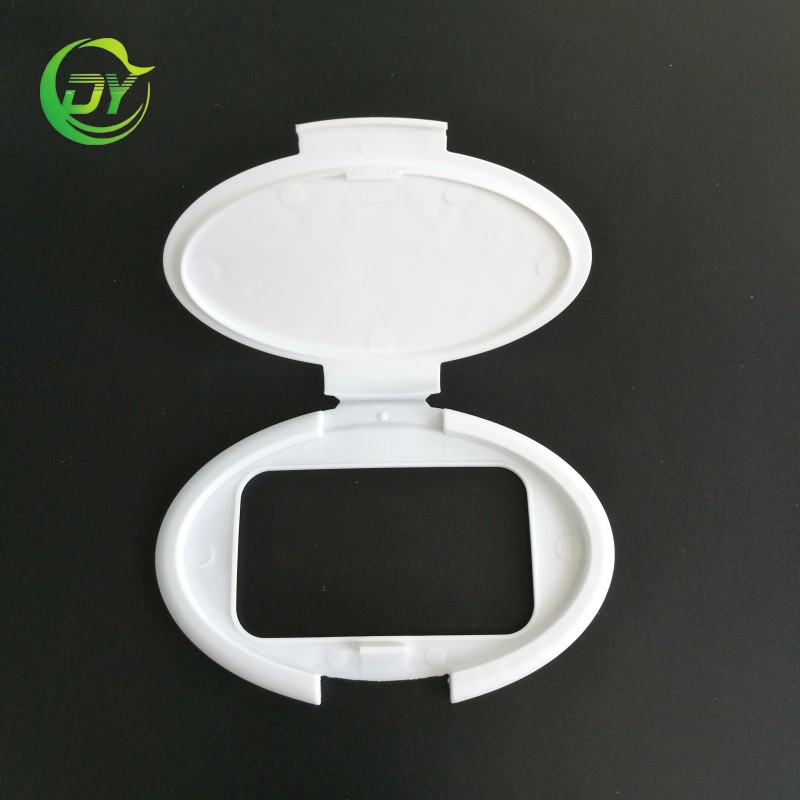 Customizable Brand Logo Flip Top Cap Plastic Wipes Tissue Lid Lx-14