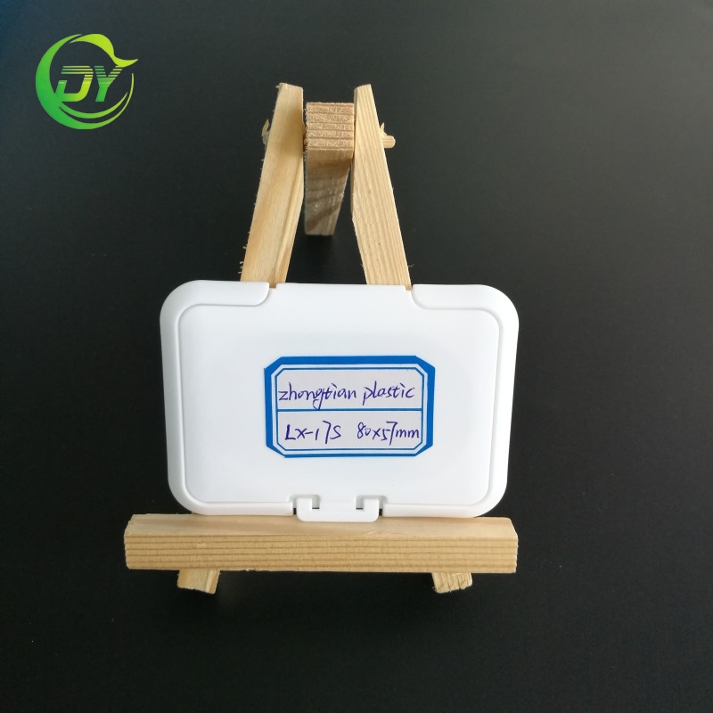 OEM Plastic White Baby Wet Wipes Flip Top Lid Lx-17s