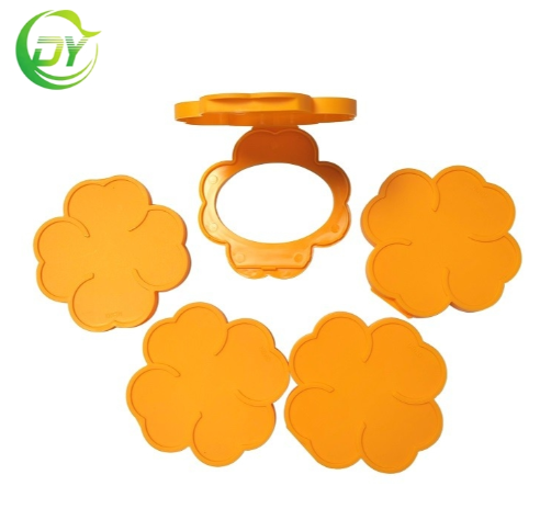 Flower Shape Custom Wipes Lids